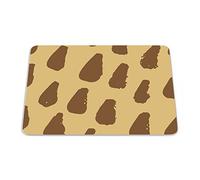 Bonamaison, Tapis de Souris Rectangle Imprimé Numériquement, Fond Antidérapant, pour Bureau et Maison, Taille: 22x18cm