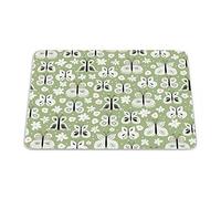 Bonamaison, Tapis de Souris Rectangle Imprimé Numériquement, Fond Antidérapant, pour Bureau et Maison, Taille: 22x18cm