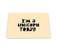 Bonamaison, Tapis de Souris Rectangle Imprimé Numériquement, Fond Antidérapant, pour Bureau et Maison, Taille: 22x18cm