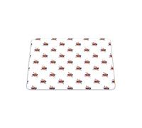 Bonamaison, Tapis de Souris Rectangle Imprimé Numériquement, Fond Antidérapant, pour Bureau et Maison, Taille: 22x18cm