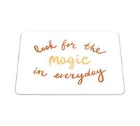 Bonamaison, Tapis de Souris Rectangle Imprimé Numériquement, Fond Antidérapant, pour Bureau et Maison, Taille: 22x18cm