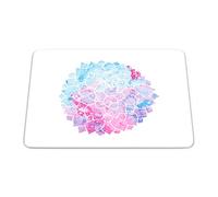 Bonamaison, Tapis de Souris Rectangle Imprimé Numériquement, Fond Antidérapant, pour Bureau et Maison, Taille: 22x18cm