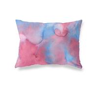 BonaMaison Thème Aquarelle Housse de Coussin Motif, Taie d'oreiller pour Lit Voiture Canapé Maison Salon Chambre, Décoration D'intérieur, 35x50 Cm - Conçu et Fabriqué en Turquie