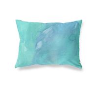 BonaMaison Thème Aquarelle Housse de Coussin Motif, Taie d'oreiller pour Lit Voiture Canapé Maison Salon Chambre, Décoration D'intérieur, 35x50 Cm - Conçu et Fabriqué en Turquie