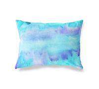 BonaMaison Thème Aquarelle Housse de Coussin Motif, Taie d'oreiller pour Lit Voiture Canapé Maison Salon Chambre, Décoration D'intérieur, 35x50 Cm - Conçu et Fabriqué en Turquie