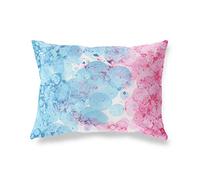 BonaMaison Thème Aquarelle Housse de Coussin Motif, Taie d'oreiller pour Lit Voiture Canapé Maison Salon Chambre, Décoration D'intérieur, 35x50 Cm - Conçu et Fabriqué en Turquie