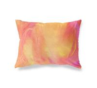 BonaMaison Thème Aquarelle Housse de Coussin Motif, Taie d'oreiller pour Lit Voiture Canapé Maison Salon Chambre, Décoration D'intérieur, 35x50 Cm - Conçu et Fabriqué en Turquie