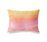 BonaMaison Thème Aquarelle Housse de Coussin Motif, Taie d'oreiller pour Lit Voiture Canapé Maison Salon Chambre, Décoration D'intérieur, 35x50 Cm - Conçu et Fabriqué en Turquie