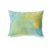 BonaMaison Thème Aquarelle Housse de Coussin Motif, Taie d'oreiller pour Lit Voiture Canapé Maison Salon Chambre, Décoration D'intérieur, 35x50 Cm - Conçu et Fabriqué en Turquie