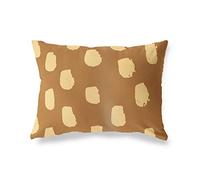 BonaMaison Tons Bruns Housse de Coussin Motif, Taie d'oreiller pour Lit Voiture Canapé Maison Salon Chambre, Décoration D'intérieur, 45x60 Cm - Conçu et Fabriqué en Turquie