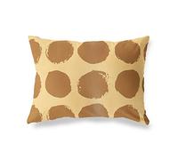 BonaMaison Tons Bruns Housse de Coussin Motif, Taie d'oreiller pour Lit Voiture Canapé Maison Salon Chambre, Décoration D'intérieur, 35x50 Cm - Conçu et Fabriqué en Turquie