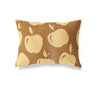 BonaMaison Tons Bruns Housse de Coussin Motif, Taie d'oreiller pour Lit Voiture Canapé Maison Salon Chambre, Décoration D'intérieur, 35x50 Cm - Conçu et Fabriqué en Turquie