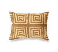 BonaMaison Tons Bruns Housse de Coussin Motif, Taie d'oreiller pour Lit Voiture Canapé Maison Salon Chambre, Décoration D'intérieur, 35x50 Cm - Conçu et Fabriqué en Turquie