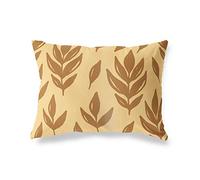 BonaMaison Tons Bruns Housse de Coussin Motif, Taie d'oreiller pour Lit Voiture Canapé Maison Salon Chambre, Décoration D'intérieur, 35x50 Cm - Conçu et Fabriqué en Turquie