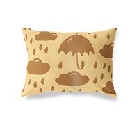 BonaMaison Tons Bruns Housse de Coussin Motif, Taie d'oreiller pour Lit Voiture Canapé Maison Salon Chambre, Décoration D'intérieur, 45x60 Cm - Conçu et Fabriqué en Turquie