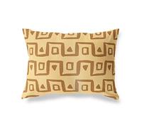 BonaMaison Tons Bruns Housse de Coussin Motif, Taie d'oreiller pour Lit Voiture Canapé Maison Salon Chambre, Décoration D'intérieur, 35x50 Cm - Conçu et Fabriqué en Turquie