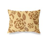 BonaMaison Tons Bruns Housse de Coussin Motif, Taie d'oreiller pour Lit Voiture Canapé Maison Salon Chambre, Décoration D'intérieur, 45x60 Cm - Conçu et Fabriqué en Turquie