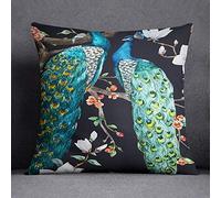 Bonamaison Un Housse Coussin Décoratif Et Facile d'entretien, Tissé/Polyester, Fermeture Éclair Cachée, Dimensions: 45 X 45 Cm - Conçu et fabriqué en Turquie