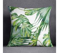 Bonamaison Un Housse Coussin Décoratif Et Facile d'entretien, Tissé/Polyester, Fermeture Éclair Cachée, Dimensions: 45 X 45 Cm - Conçu et fabriqué en Turquie