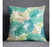 Bonamaison Un Housse Coussin Décoratif Et Facile d'entretien, Tissé/Polyester, Fermeture Éclair Cachée, Dimensions: 45 X 45 Cm - Conçu et fabriqué en Turquie