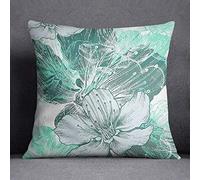 Bonamaison Un Housse Coussin Décoratif Et Facile d'entretien, Tissé/Polyester, Fermeture Éclair Cachée, Dimensions: 45 X 45 Cm - Conçu et fabriqué en Turquie