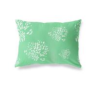 BonaMaison Vert Pétrole-Blanc Housse de Coussin Motif, Taie d'oreiller pour Lit Voiture Canapé Maison Salon Chambre, Décoration D'intérieur, 35x50 Cm - Conçu et Fabriqué en Turquie