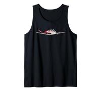 Bonanza 35 V Schwwanz Avion Illustration T-Shirt Débardeur