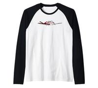 Bonanza 35 V Schwwanz Avion Illustration T-Shirt Manche Raglan