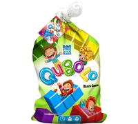 Bonaparte Qubolo Jeu de société avec blocs en bois dans un sac en tissu 27x15cm STRAGOO