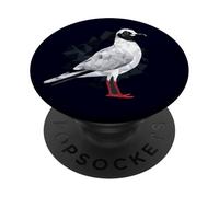 Bonaparte's Gull géométrique Patten Art, Mignon Amoureux des Oiseaux PopSockets PopGrip Adhésif