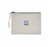 Bonateks, Clutches Pour Femme, Imprimé Numérique, Tissu En Toile, Mode Quotidienne, Beige, Taille: 25x18cm