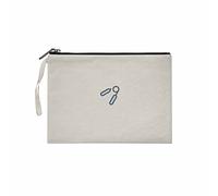 Bonateks, Clutches Pour Femme, Imprimé Numérique, Tissu En Toile, Mode Quotidienne, Beige, Taille: 25x18cm
