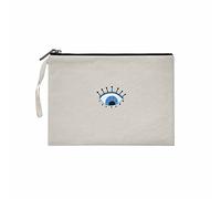 Bonateks, Clutches Pour Femme, Imprimé Numérique, Tissu En Toile, Mode Quotidienne, Beige, Taille: 25x18cm