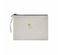 Bonateks, Clutches Pour Femme, Imprimé Numérique, Tissu En Toile, Mode Quotidienne, Beige, Taille: 25x18cm