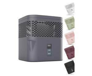 BonAura 1234567890® Déshumidificateur AirOne Lite sans électricité avec ventilation à 360°, déshumidificateur d'ambiance avec bec verseur et granulés déshumidificateurs de 450 g, déshumidificateur d'a