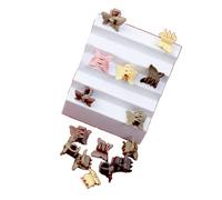 Bonbela 100 Pièces Petites Pinces à Cheveux, Jolies Pinces à Cheveux en Forme de Fruit de Fleur de Noeud Papillon pour les Filles, avec des Couleurs Vives et des Designs Adorables (N)