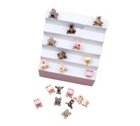 Bonbela 100 Pièces Petites Pinces à Cheveux, Jolies Pinces à Cheveux en Forme de Fruit de Fleur de Noeud Papillon pour les Filles, avec des Couleurs Vives et des Designs Adorables (D)