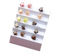 Bonbela 100 Pièces Petites Pinces à Cheveux, Jolies Pinces à Cheveux en Forme de Fruit de Fleur de Noeud Papillon pour les Filles, avec des Couleurs Vives et des Designs Adorables (E)