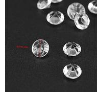 Bonbela 1000pcs Sac 6 Mm Perles Acryliques Transparents en Vase de Remplissage de Médaillon Décor de Fête de Mariage Accessoires (Clair)