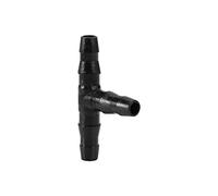 Bonbela 100pcs Connecteur en Plastique Connecteur T Ajustement du Tuyau Irrigation T Adaptateur Irrigation D'autoroute pour le Tuyau étanche de 4 Mm / 7 Mm Plantes en Pot en Pot