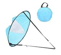 Bonbela 108 Cm Portable Pagayeur de Vent sous Le Vent sous-Jardin Durable Pliant Pliant sous Le Paddle Plateau Kayak Voile de Voile de pour Le Kayak canoë (Lac Bleu)