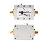 Bonbela 10MHz-6GHz Bias Coaxial Tee RF Bias Bias Block Block Broadband Signal Combiner avec des Condensateurs à Haute Fréquence pour L'amplificateur à Large Bande Communication à Fibre