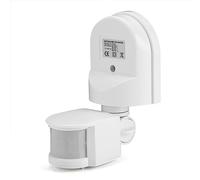 Bonbela 110V-240V PIR PIR Mouvement du Corps Interrupteur de L'ampoule du Détecteur Infrarouge (Blanc)