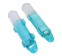 Bonbela 2 Pêcheries sous-Marines Légères à Fibre Optique LED de Pêche en Profondeur Lumière de Pêche Clignotante Outils de Lampadaire (Lumière Bleue)