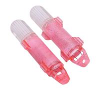 Bonbela 2 Pêcheries sous-Marines Légères à Fibre Optique LED de Pêche en Profondeur Lumière de Pêche Clignotante Outils de Lampadaire (Feu Rouge)