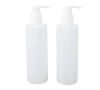 Bonbela 2 Pièces Bouteille de Remplacement de Réchauffeur D'huile de Massage 250 Ml Bouteilles de Pompe de Shampooing Professionnelles Rechargeables pour Chauffe-Lotion