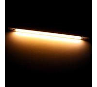 Bonbela 2PCS 10W COB LED LIGNES LUMBRES LAMPE BLAQUE BLANC OU CHAUD BLANC 12-14V 1000LM POUR DIY 200X10MM (Blanc chaud 3000k)