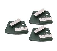 Bonbela 3PCS Chaussures de Broyage en Diamant Trapézoïde Concrets Coute de Coupe 2 Dents Longues Green 80#