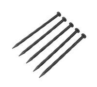 Bonbela 50pcs Paysage en Spirale Stakes Bordeaux d'ancrage Pikes Nylon Garden Stakes for Paver Bordeaux Barrières de Mauvaises Herbes Tente avec Matériau Durable de qualité Supérieure