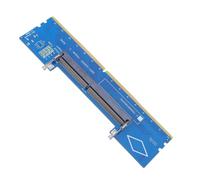 Bonbela Adaptateur Convertisseur de Mémoire RAM DDR4 So-DIMM vers DIMM, | Conception Compacte et Légère, Protection contre les Surintensités, PCB à 4 Couches, Compatible avec la Norme JEDEC,